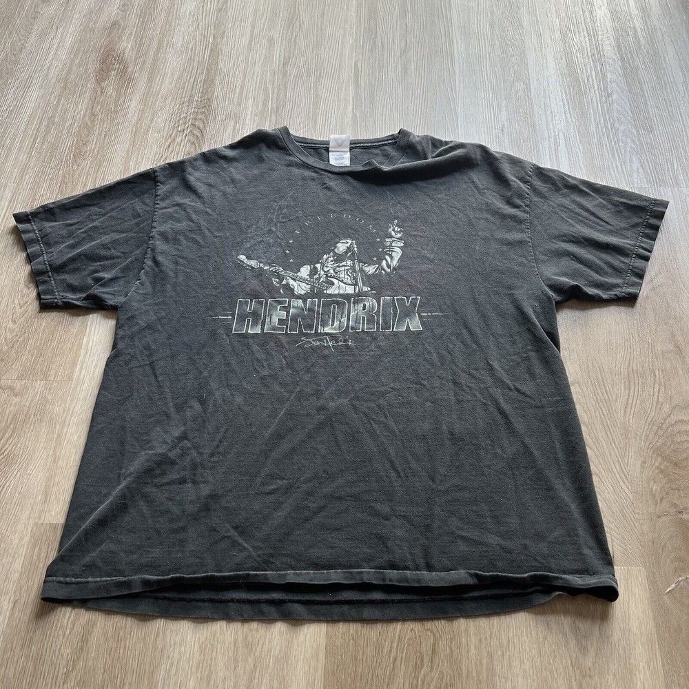 Jimi Hendrix Experience Black T-Shirt 2005 Freedom 2XL Triple A